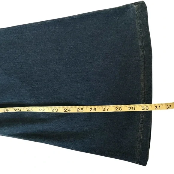 HALARA Women's Flare Jeans - Blue - Picture 13 of 14